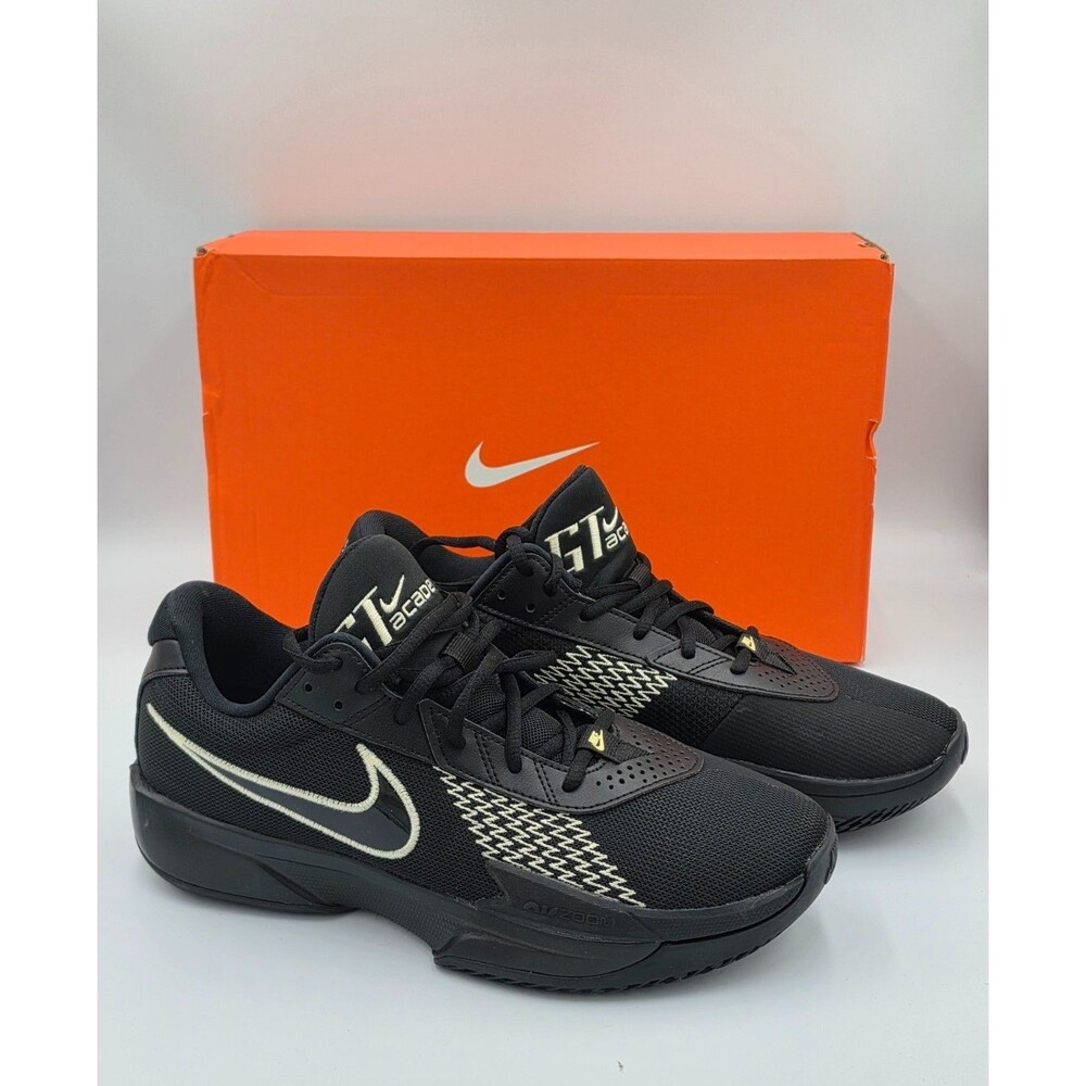 Nike Air Zoom GT Cut Academy Basketball Shoes Black Alabaster Men's 9